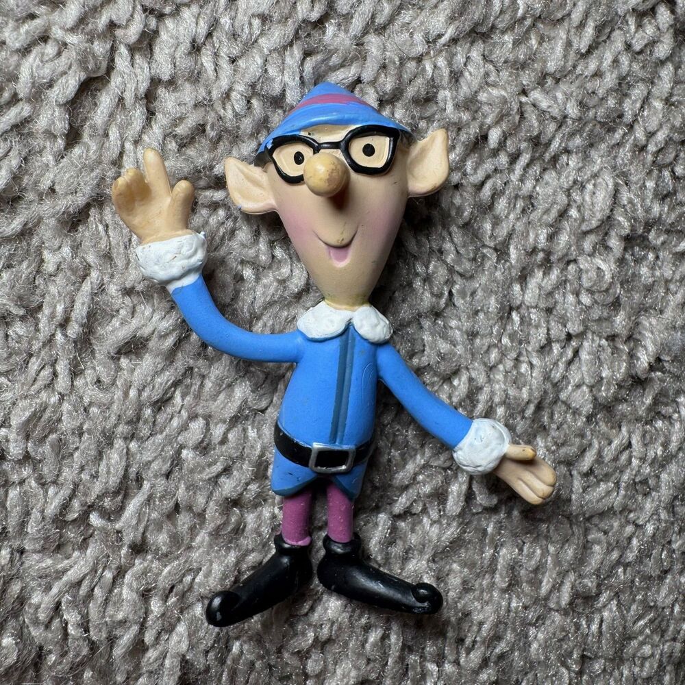 Vtg Playing Mantis Rudolph Misfit Toys Tall Elf w/ Glasses Figurine Memory Lane